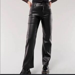 Hollister leather pants